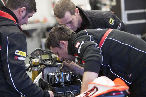 Aprilia SBK team 2013