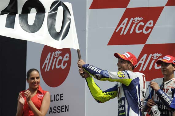Rossi 100 Assen