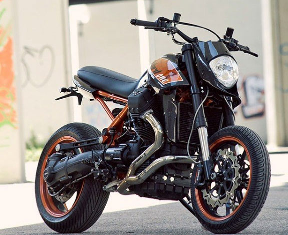 moto guzzi motard one