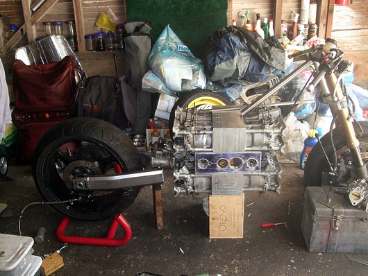 Andreas Georgeades 16 cylinder Yamaha