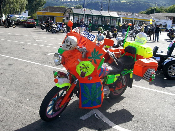 Stoned person's motorcycle