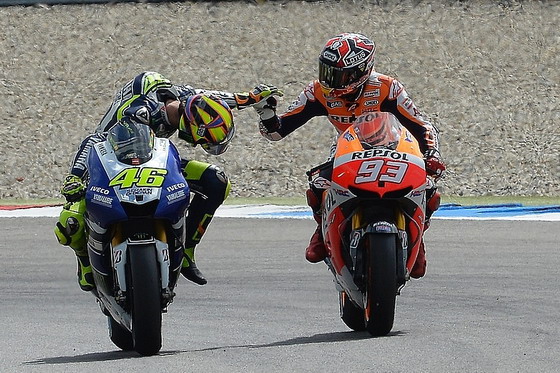 MotoGP 2013 Rossi and Marquez
