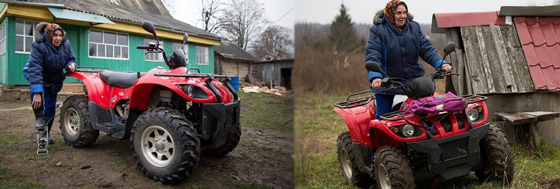 Anna Petukhova Yamaha Grizzly