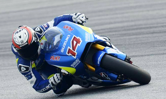 motogp suzuki test team randy de puniet