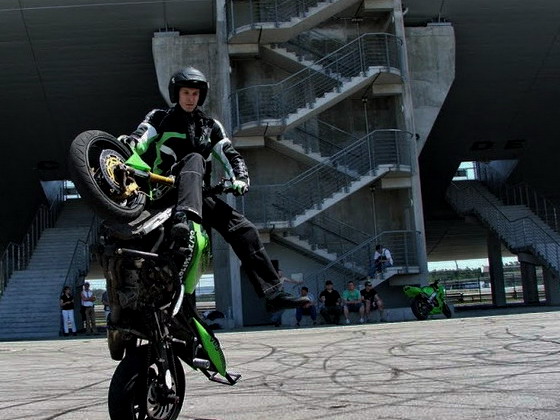 Végh Tamás stunt rider