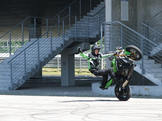 Végh Tamás stunt rider